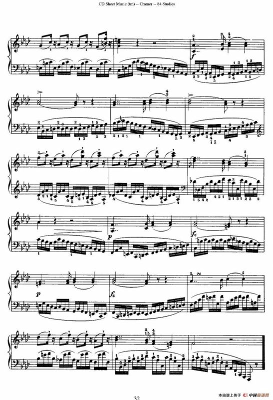 Cramer - 84 exercices（16—20）（克拉莫84首钢琴练习曲）
