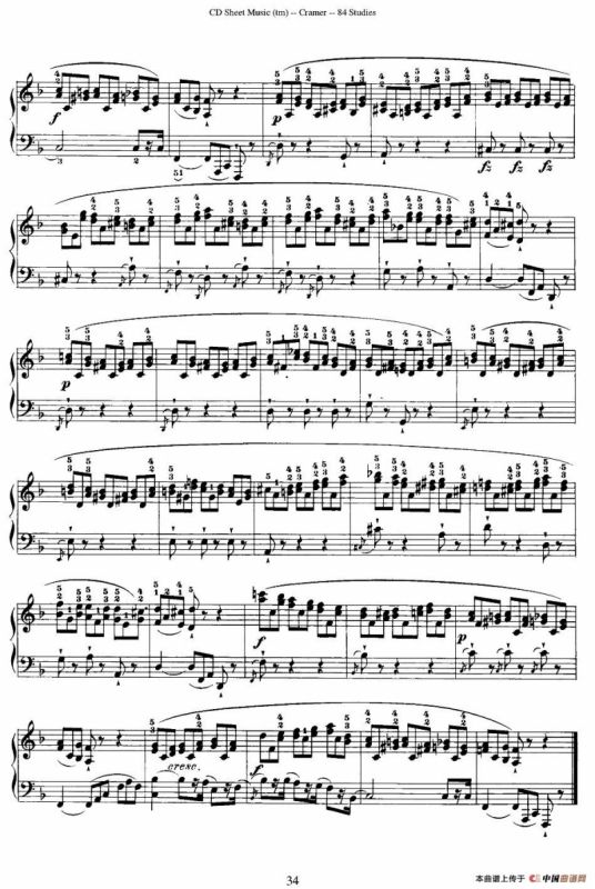 Cramer - 84 exercices（16—20）（克拉莫84首钢琴练习曲）