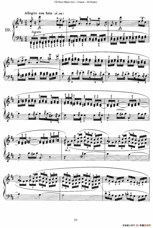 Cramer - 84 exercices（16—20）（克拉莫84首钢琴练习曲）