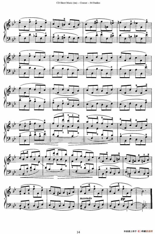 Cramer - 84 exercices（6—10）（克拉莫84首钢琴练习曲）