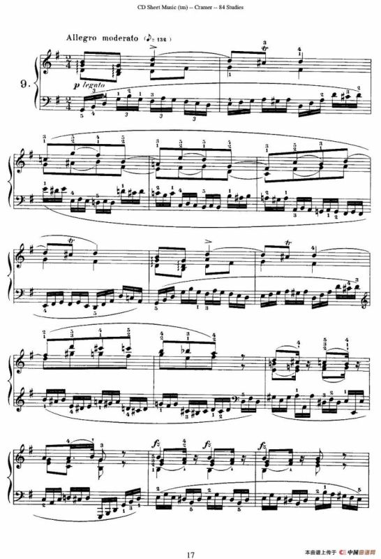 Cramer - 84 exercices（6—10）（克拉莫84首钢琴练习曲）