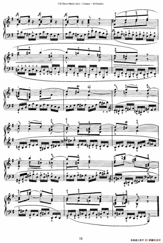 Cramer - 84 exercices（6—10）（克拉莫84首钢琴练习曲）