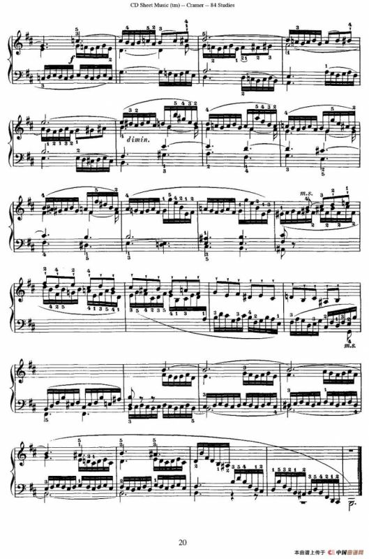 Cramer - 84 exercices（6—10）（克拉莫84首钢琴练习曲）