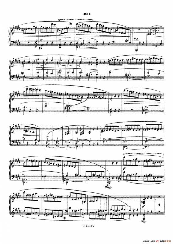 肖邦 钢琴谐谑曲 Chopin Scherzo（No.4 E大调，Op.54）