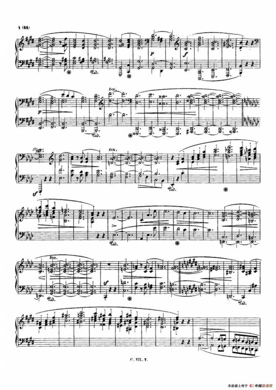 肖邦 钢琴谐谑曲 Chopin Scherzo（No.4 E大调，Op.54）