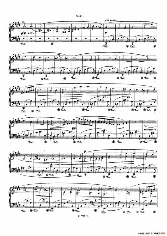 肖邦 钢琴谐谑曲 Chopin Scherzo（No.4 E大调，Op.54）