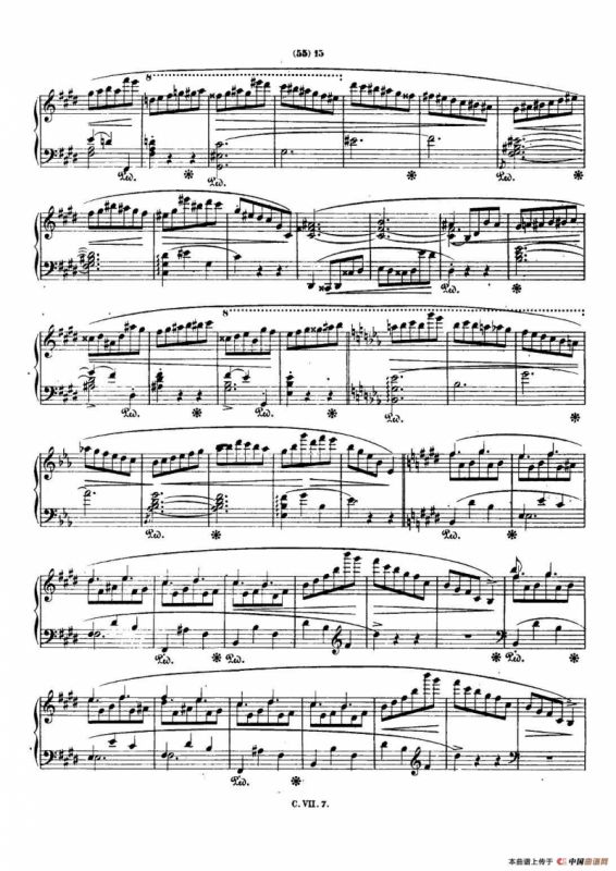 肖邦 钢琴谐谑曲 Chopin Scherzo（No.4 E大调，Op.54）