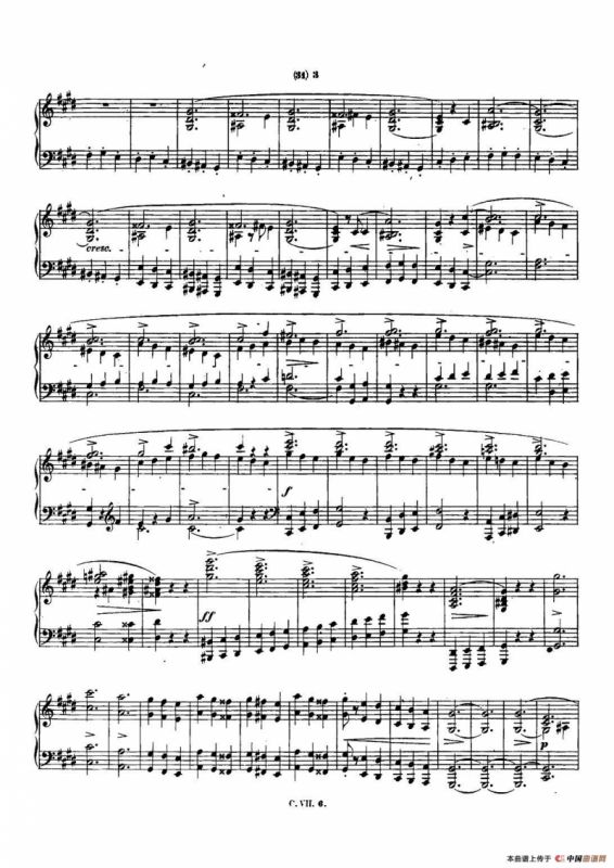 肖邦 钢琴谐谑曲 Chopin Scherzo（No.3 升c小调，Op.39）