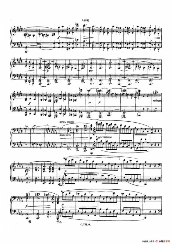 肖邦 钢琴谐谑曲 Chopin Scherzo（No.3 升c小调，Op.39）