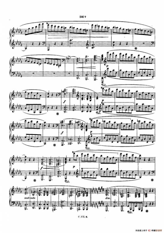 肖邦 钢琴谐谑曲 Chopin Scherzo（No.3 升c小调，Op.39）