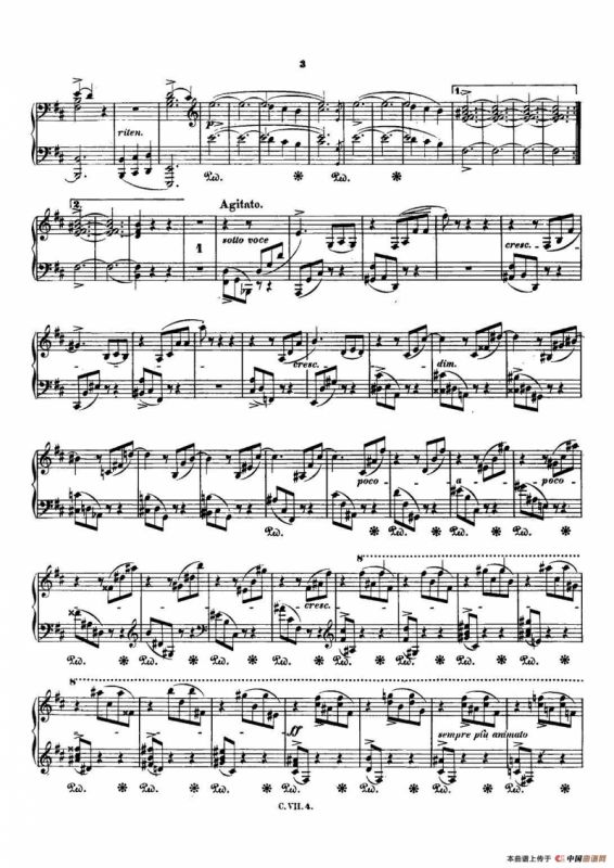 肖邦 钢琴谐谑曲 Chopin Scherzo（No.1 b小调，Op.20）
