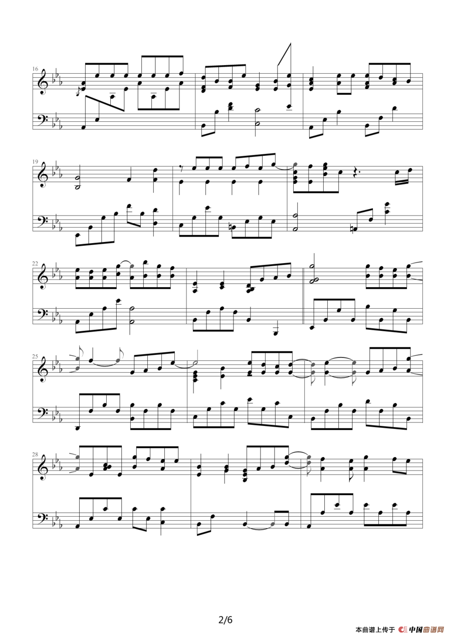 祝我生日快乐（05895464制谱版）