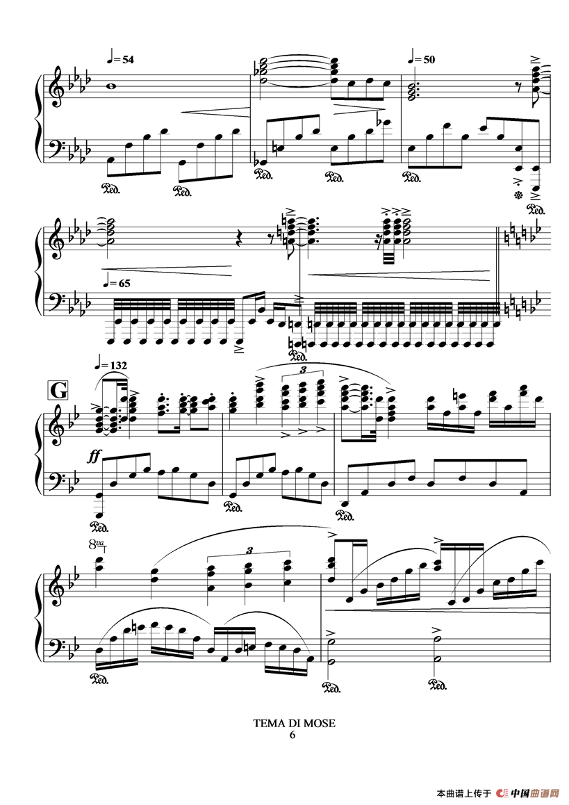 TEME DI MOSE（摩西主题）