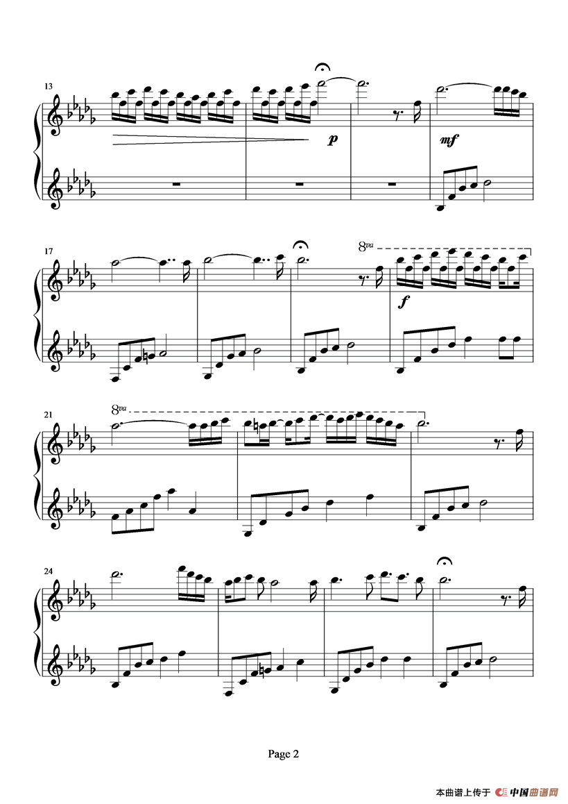 I miss you（靖靖记谱制谱版）