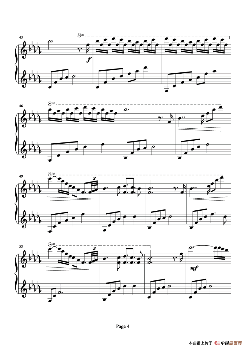 I miss you（靖靖记谱制谱版）