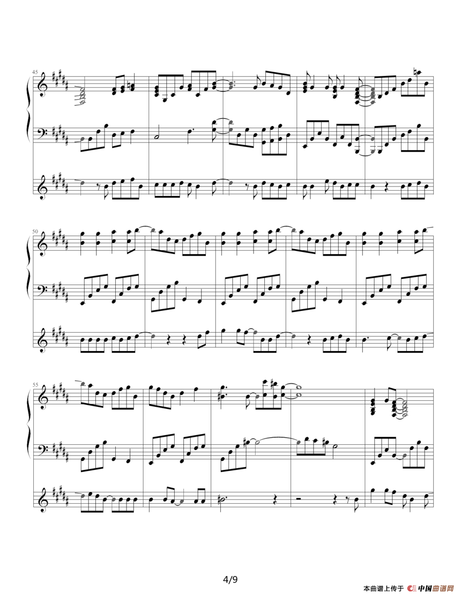 life is like a boat （生命如舟）（钢琴伴奏谱）