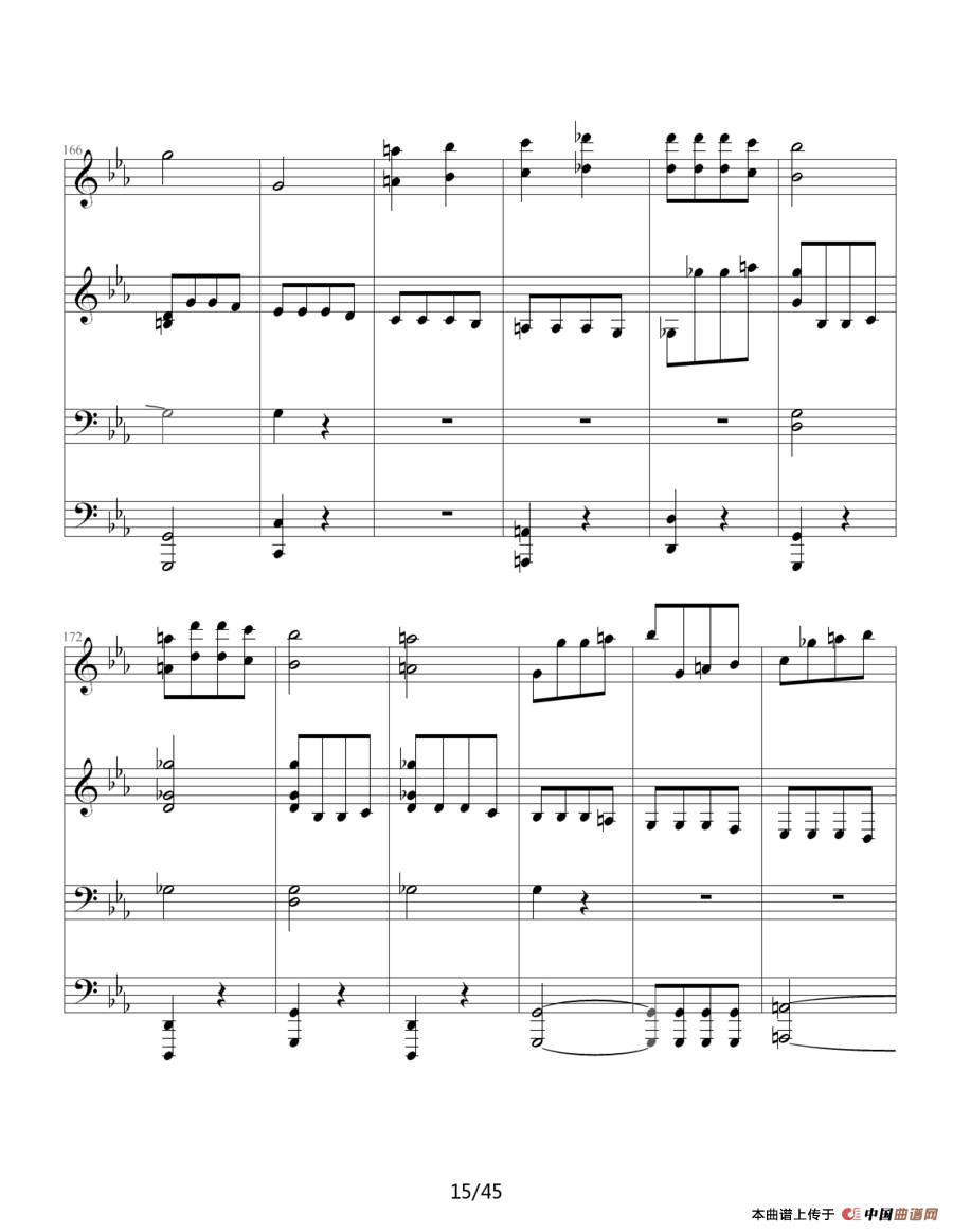 命运交响曲（四手联弹）