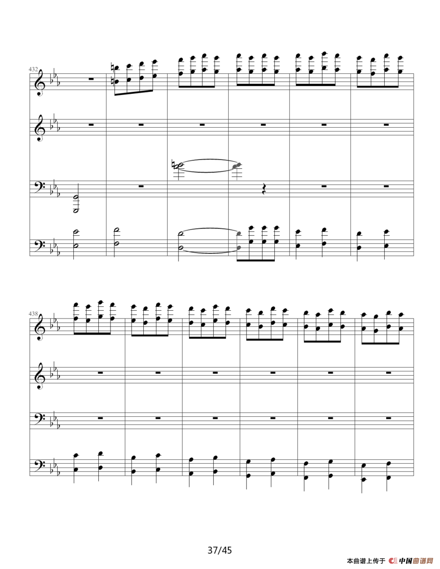 命运交响曲（四手联弹）