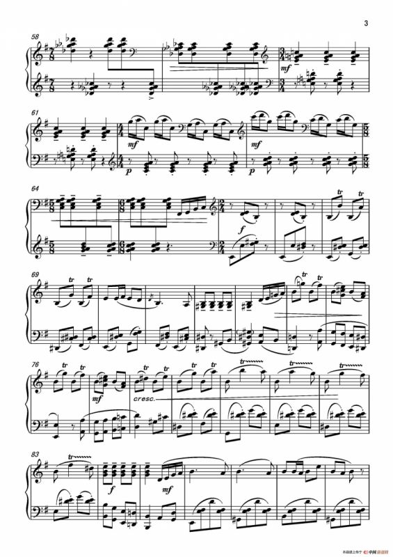 第三钢琴奏鸣曲“四季”PianoSonata the four seasons No.3