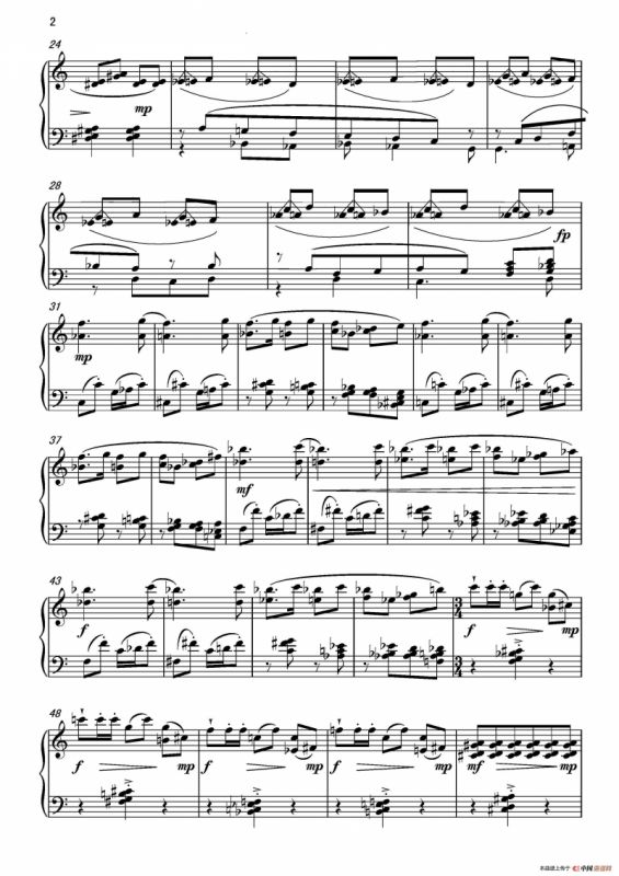 第4钢琴奏鸣曲Piano Sonata No.4（第一乐章）