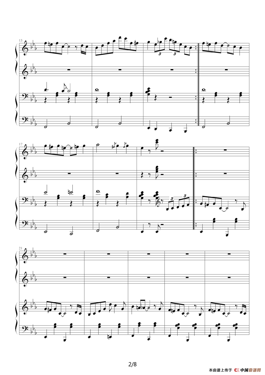 小兔来了（四手联弹）