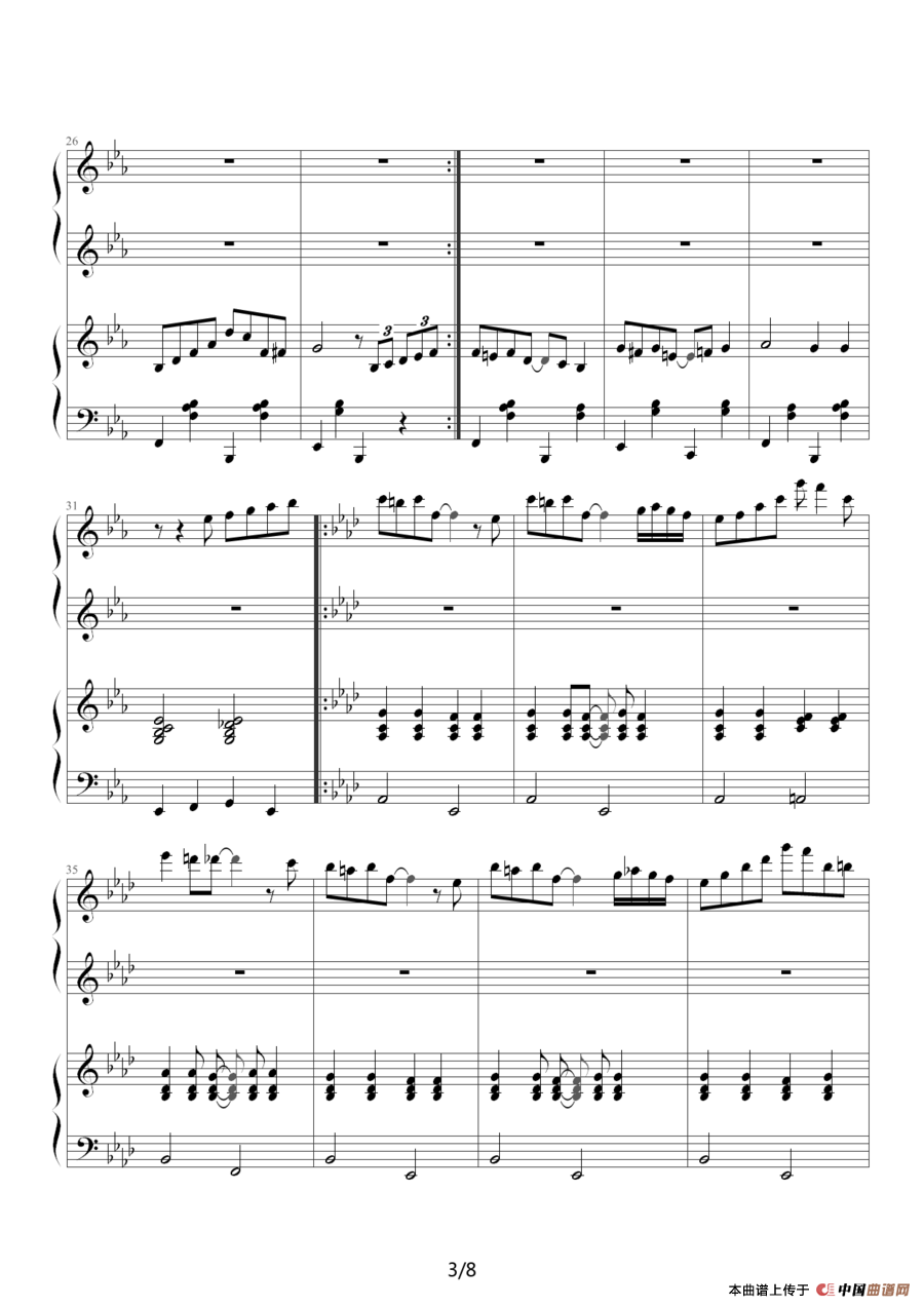 小兔来了（四手联弹）