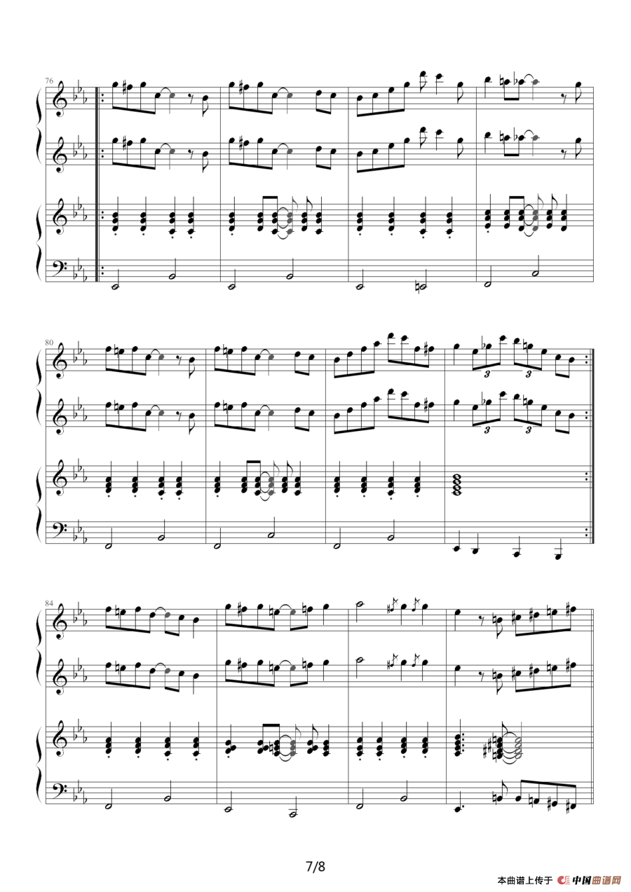 小兔来了（四手联弹）