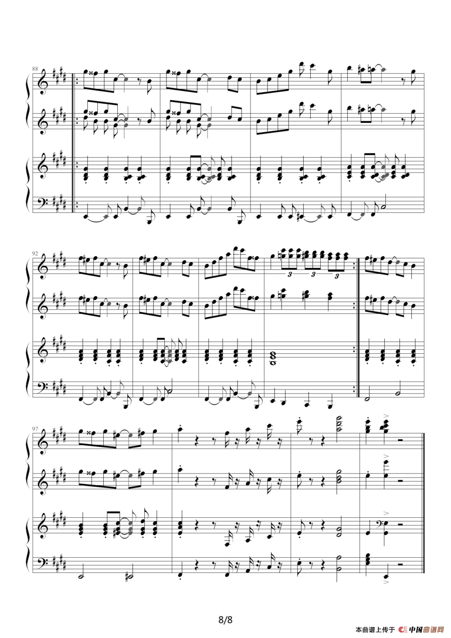 小兔来了（四手联弹）