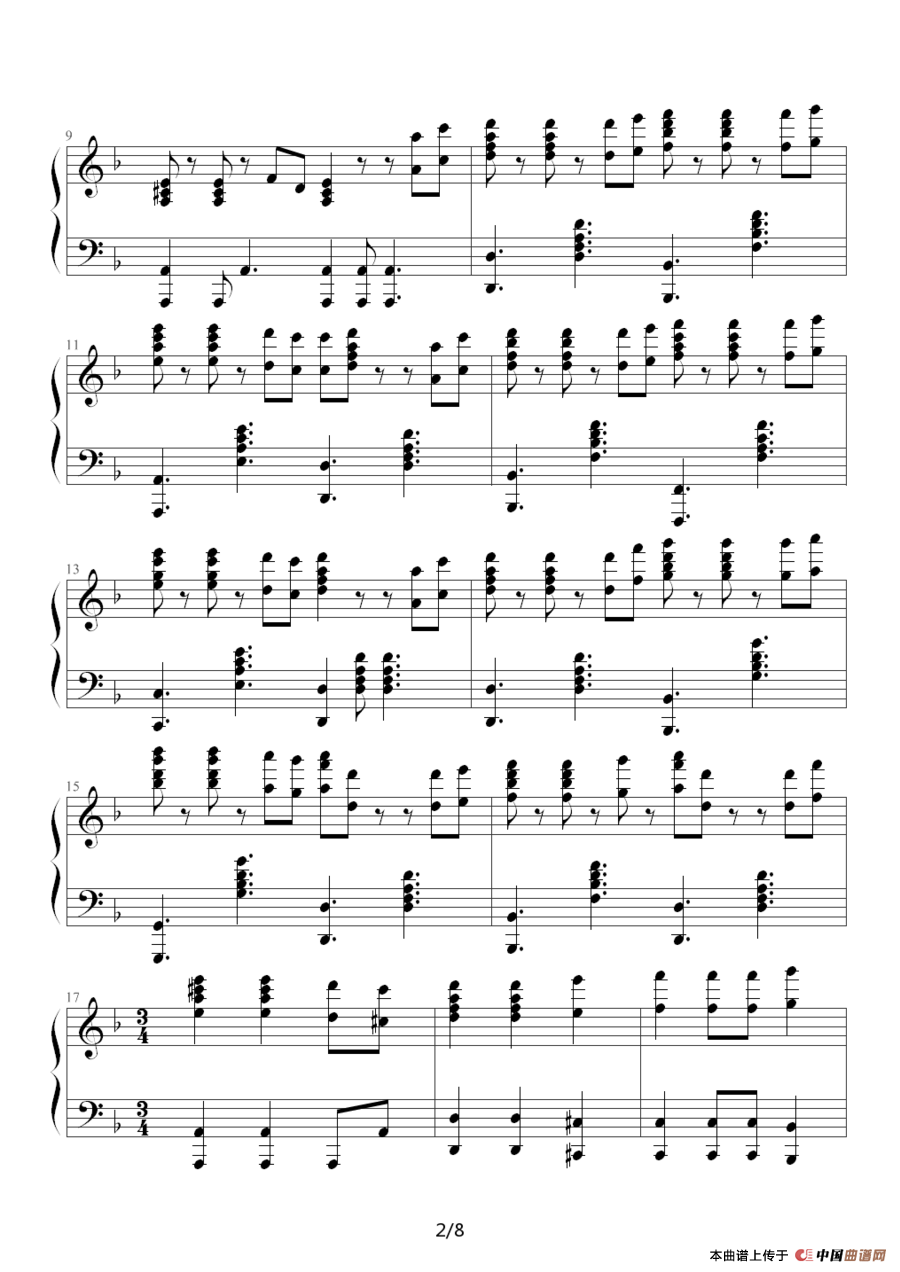 HE’S A PIRATE（钢琴独奏版）