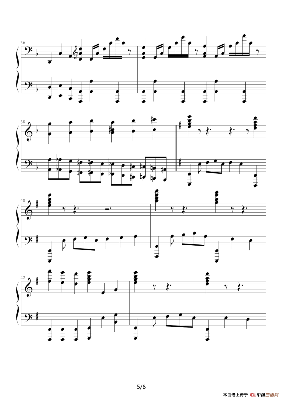 HE’S A PIRATE（钢琴独奏版）