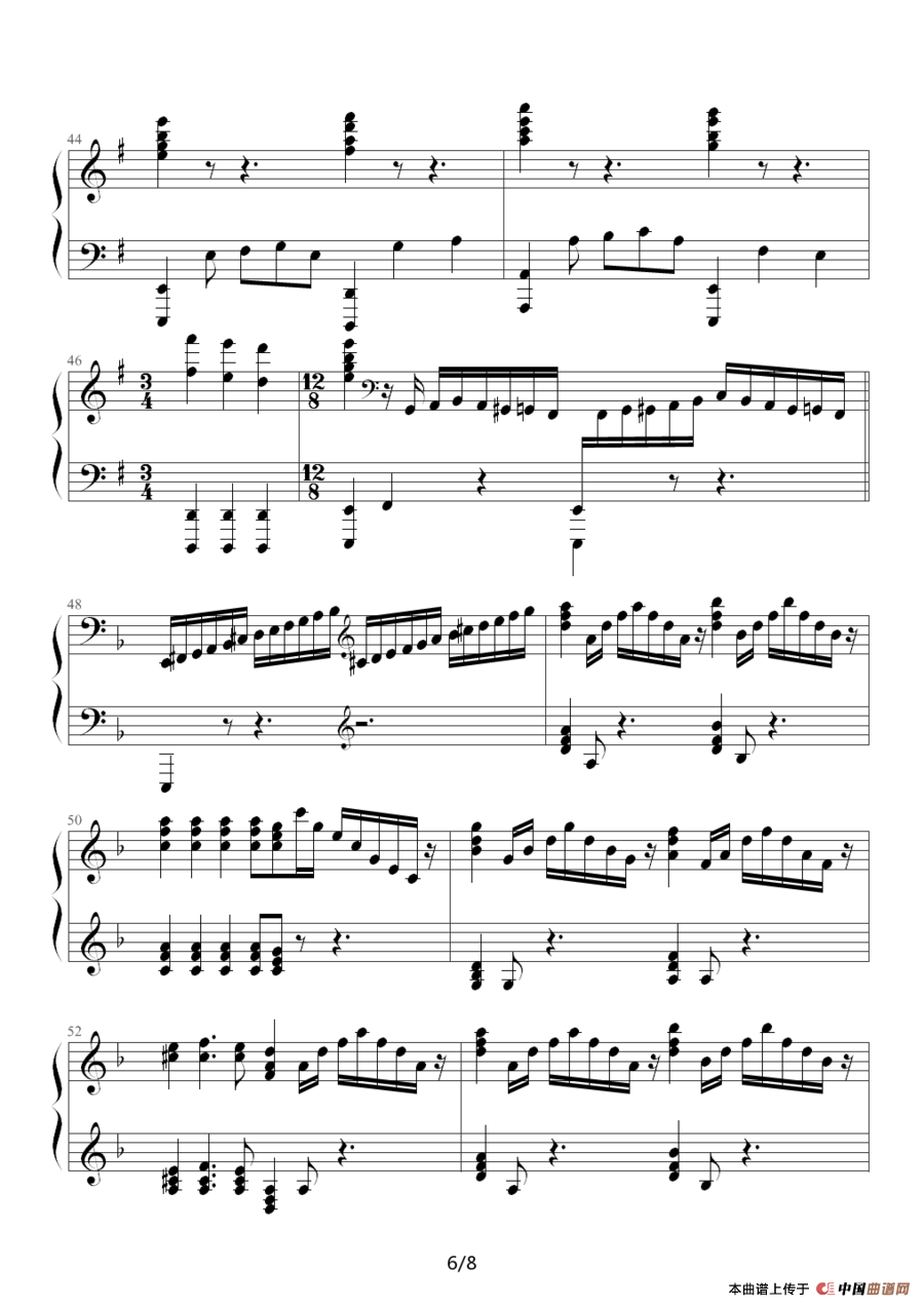 HE’S A PIRATE（钢琴独奏版）