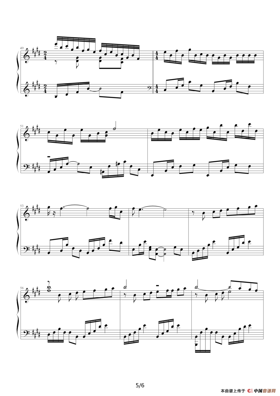 宁夏（“星星钢琴学员”制谱版）