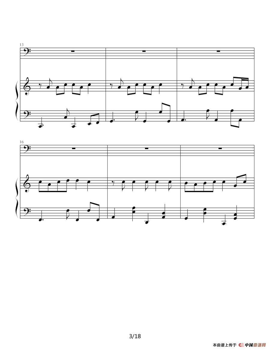 Title（钢琴伴奏谱）