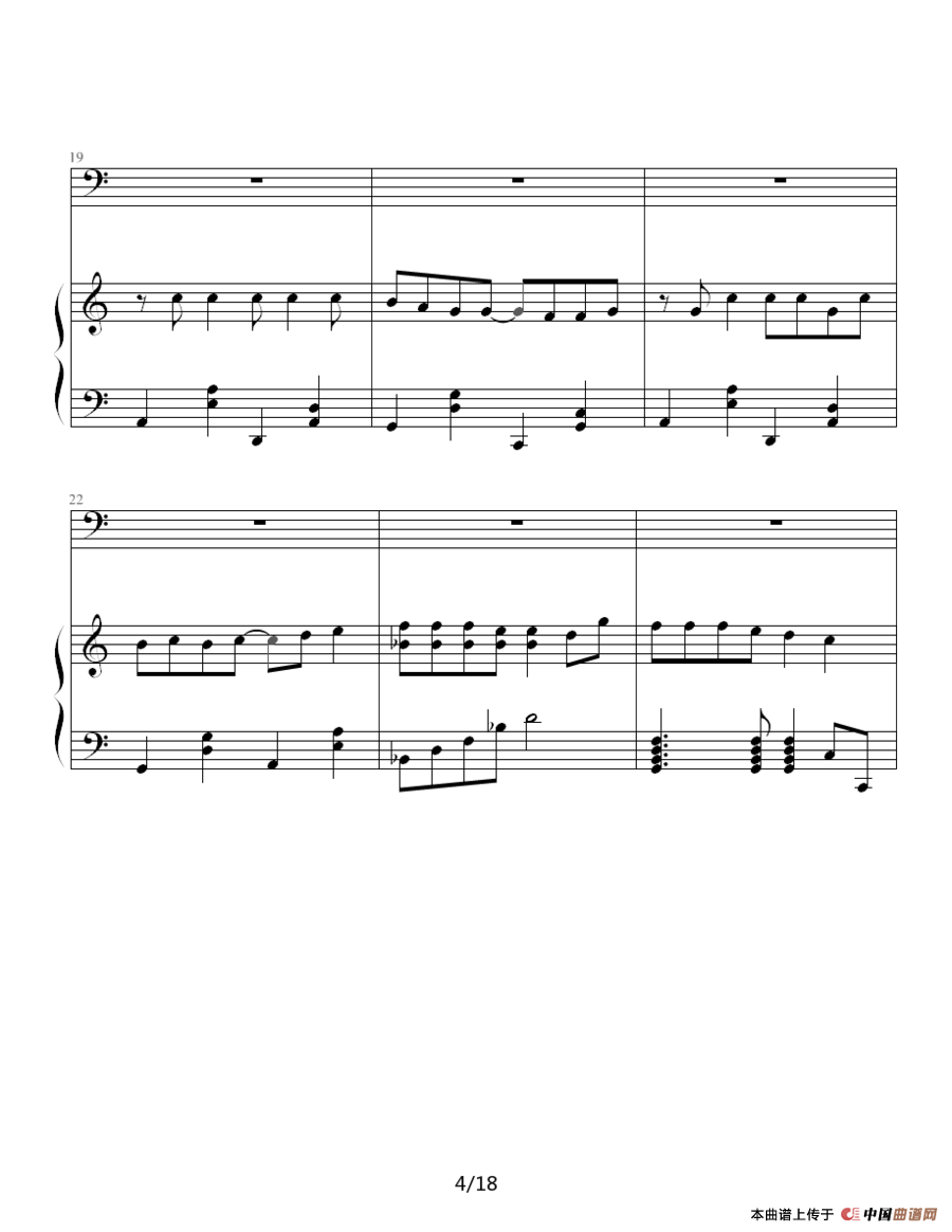 Title（钢琴伴奏谱）