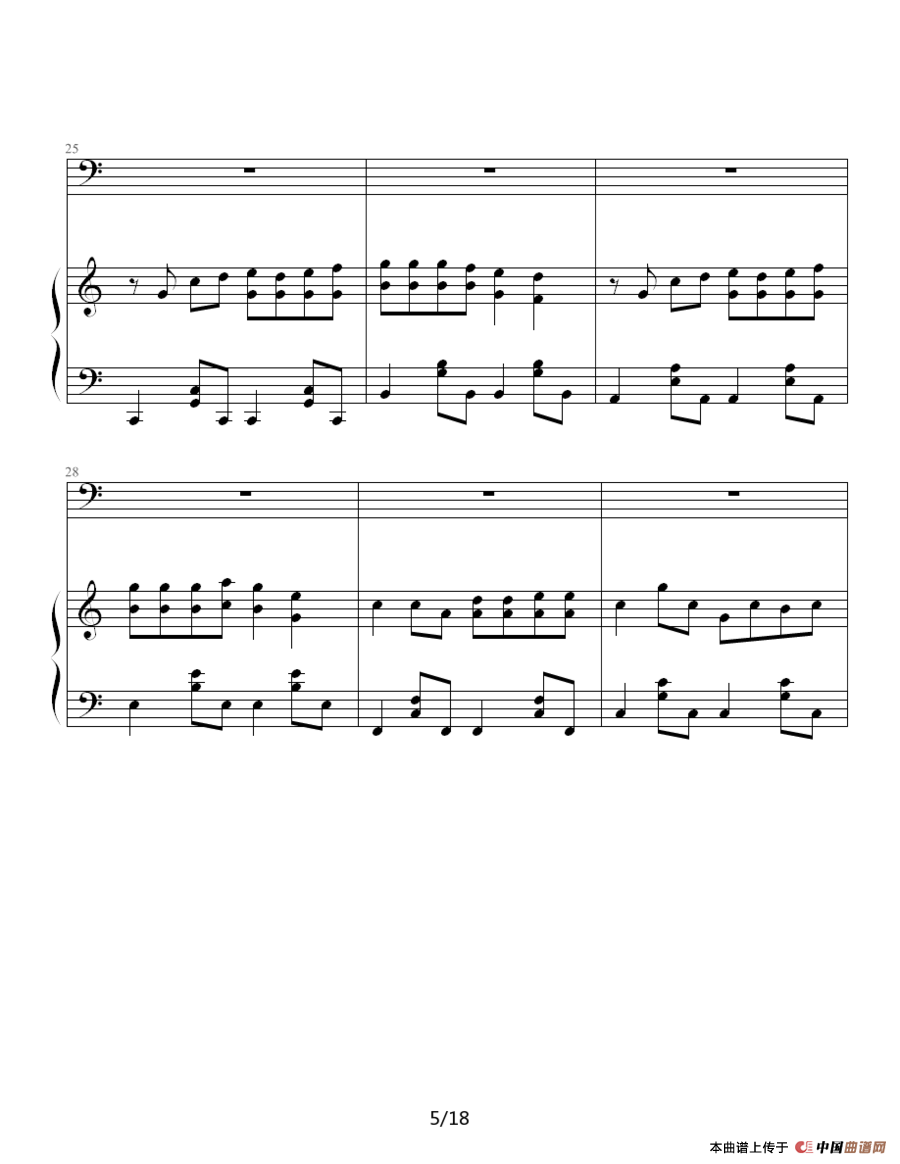 Title（钢琴伴奏谱）