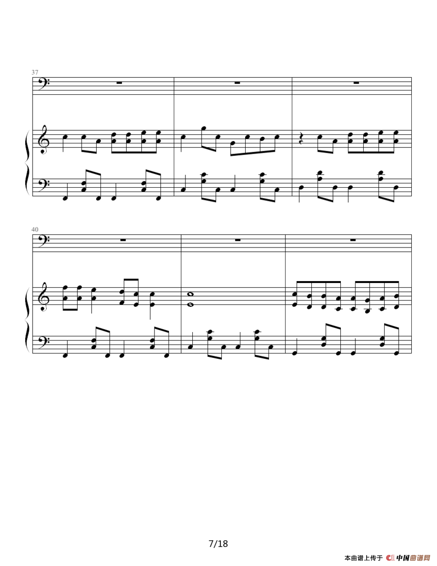 Title（钢琴伴奏谱）