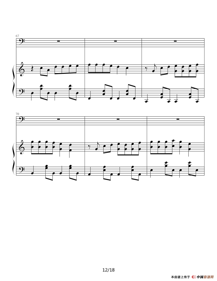 Title（钢琴伴奏谱）