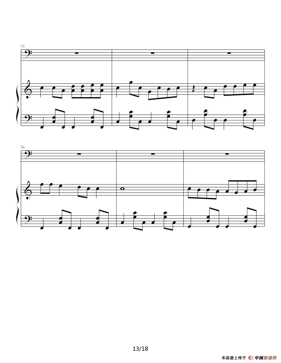 Title（钢琴伴奏谱）