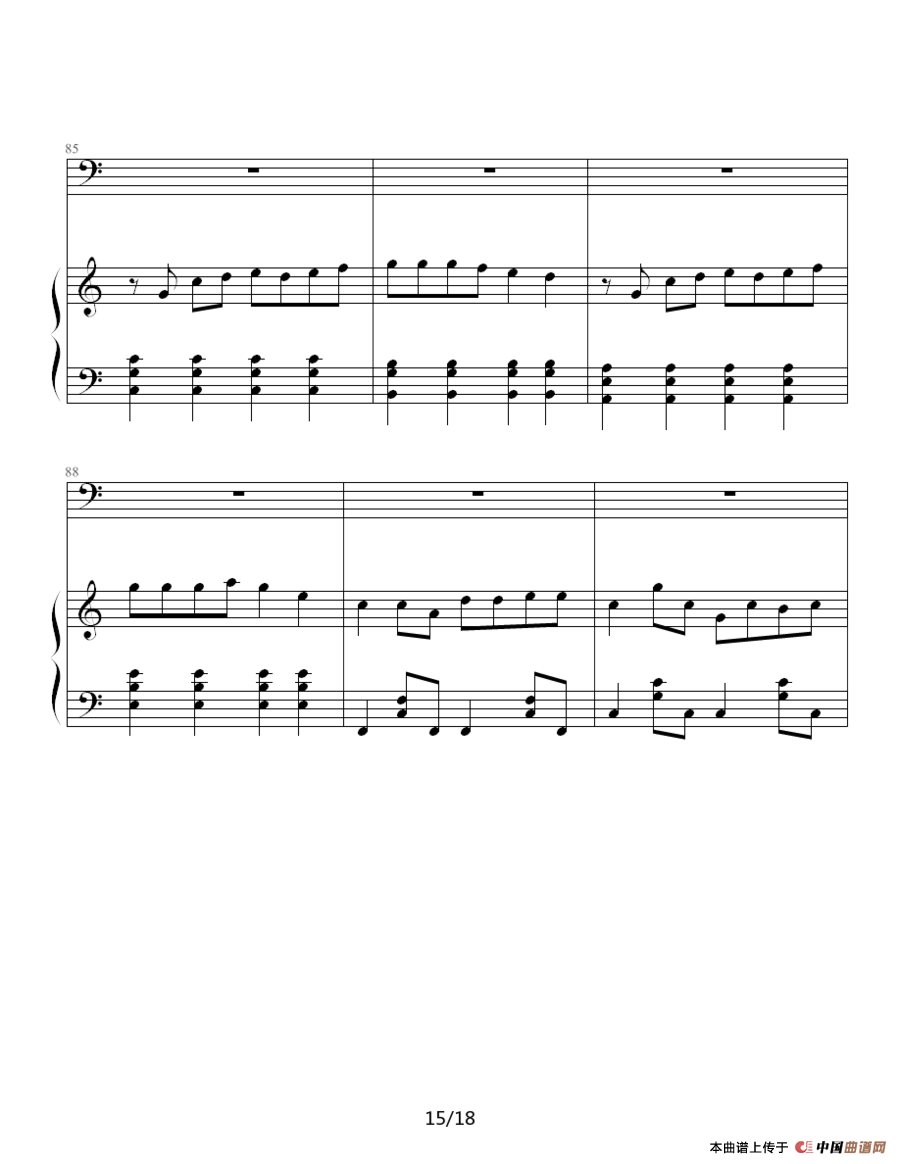 Title（钢琴伴奏谱）