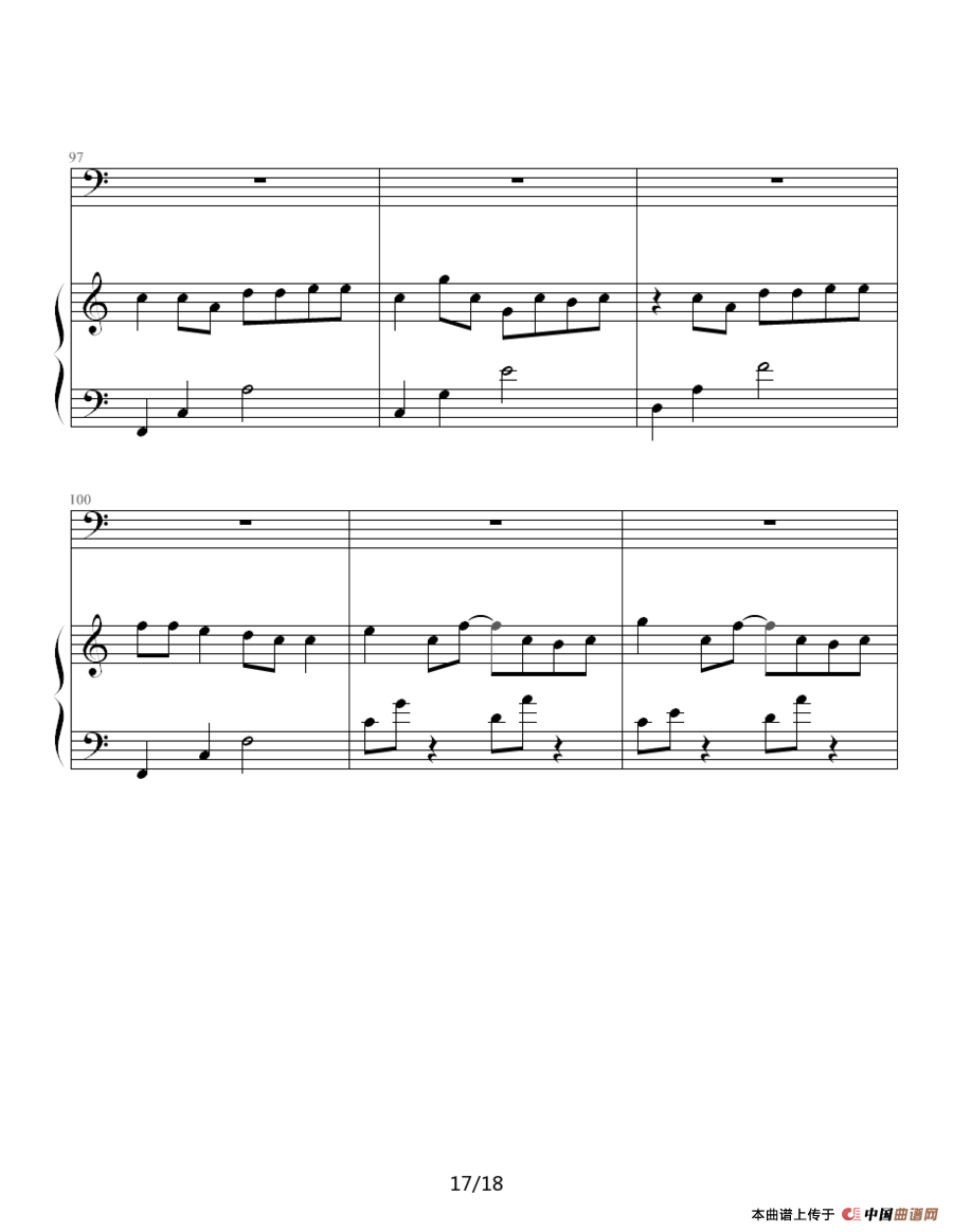 Title（钢琴伴奏谱）