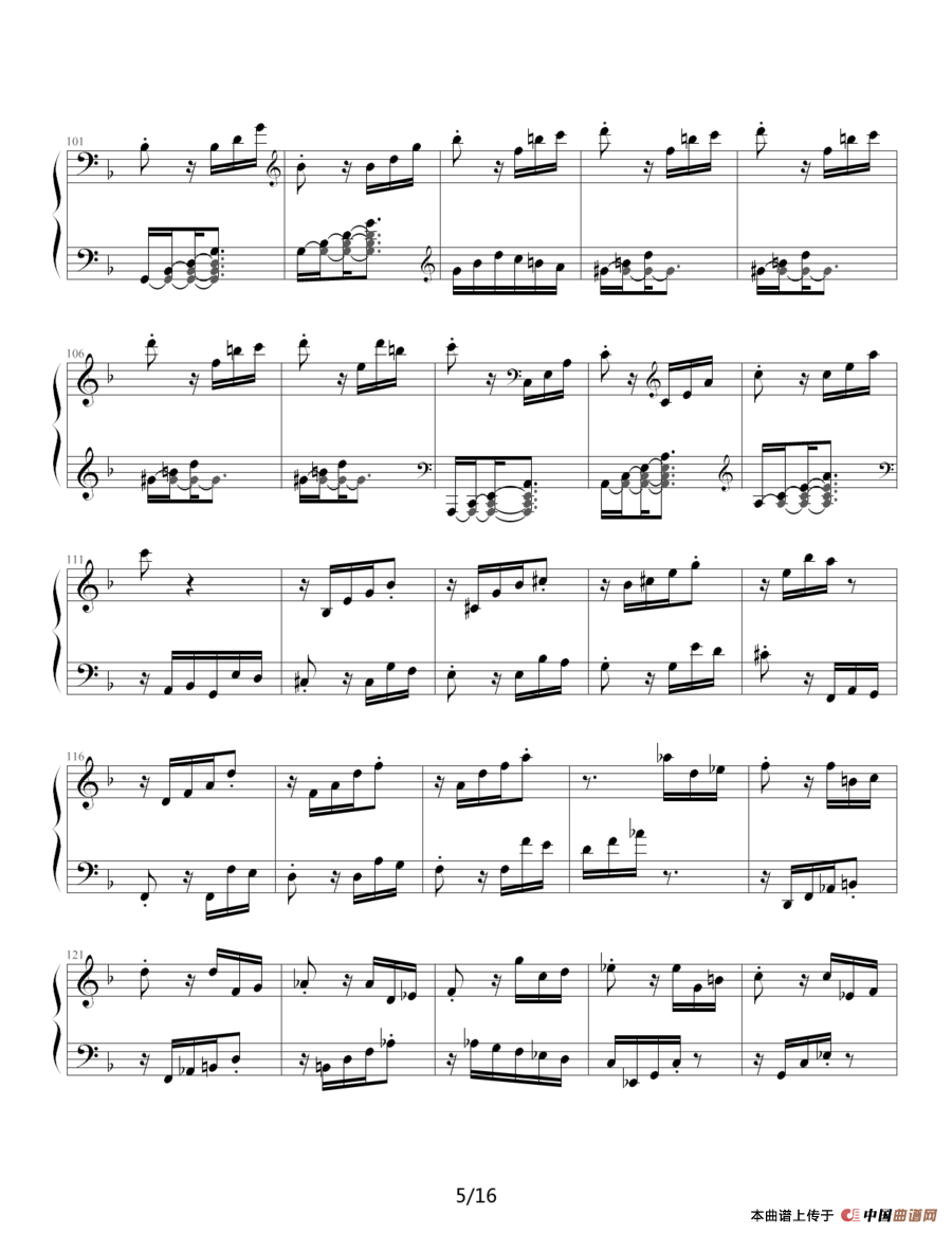 暴风雨（Beethovens Sonata NO.17 Mov.3 ）