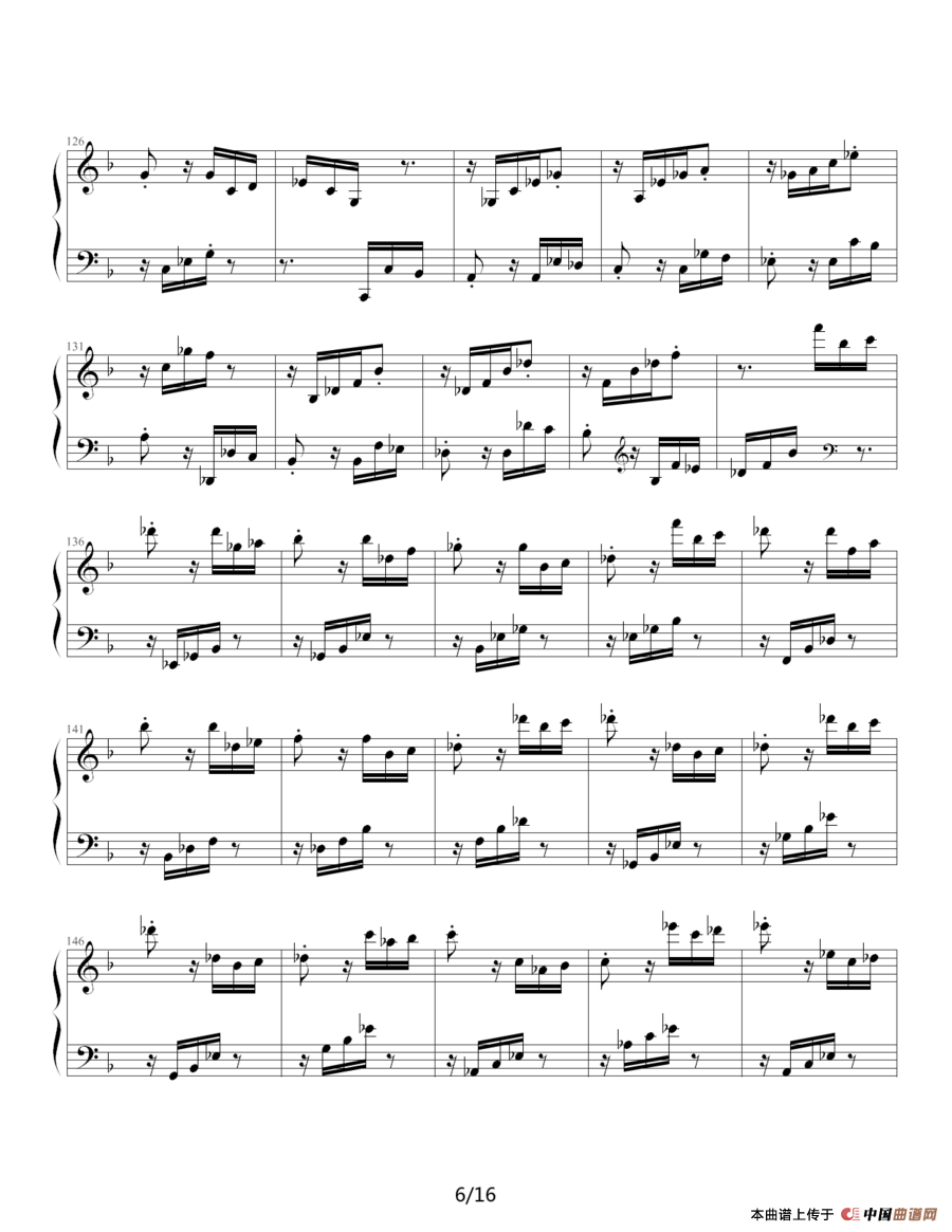 暴风雨（Beethovens Sonata NO.17 Mov.3 ）