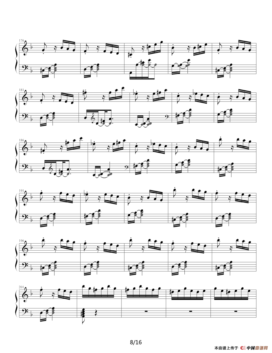 暴风雨（Beethovens Sonata NO.17 Mov.3 ）