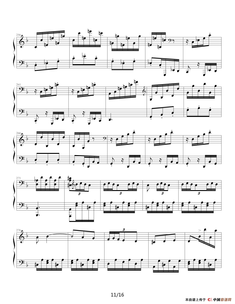 暴风雨（Beethovens Sonata NO.17 Mov.3 ）