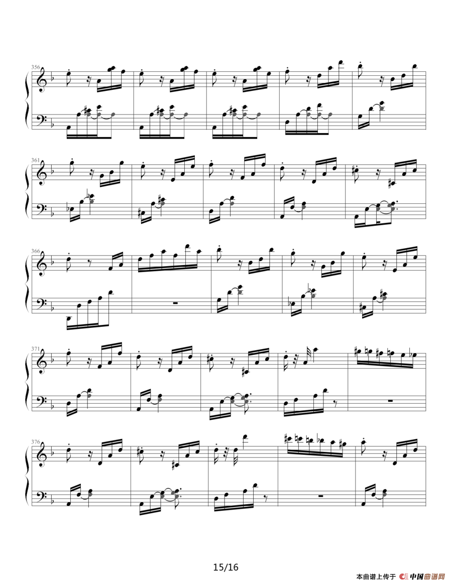 暴风雨（Beethovens Sonata NO.17 Mov.3 ）