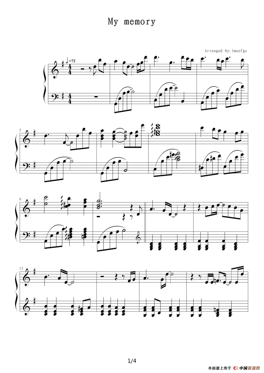 MY MEMORY（韩剧《冬季恋歌》插曲）