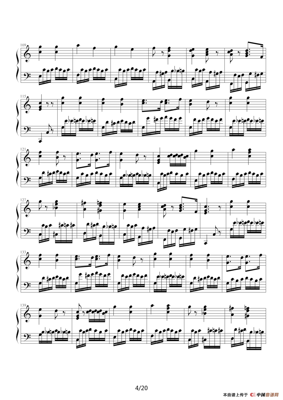 小星星变奏曲—莫扎特