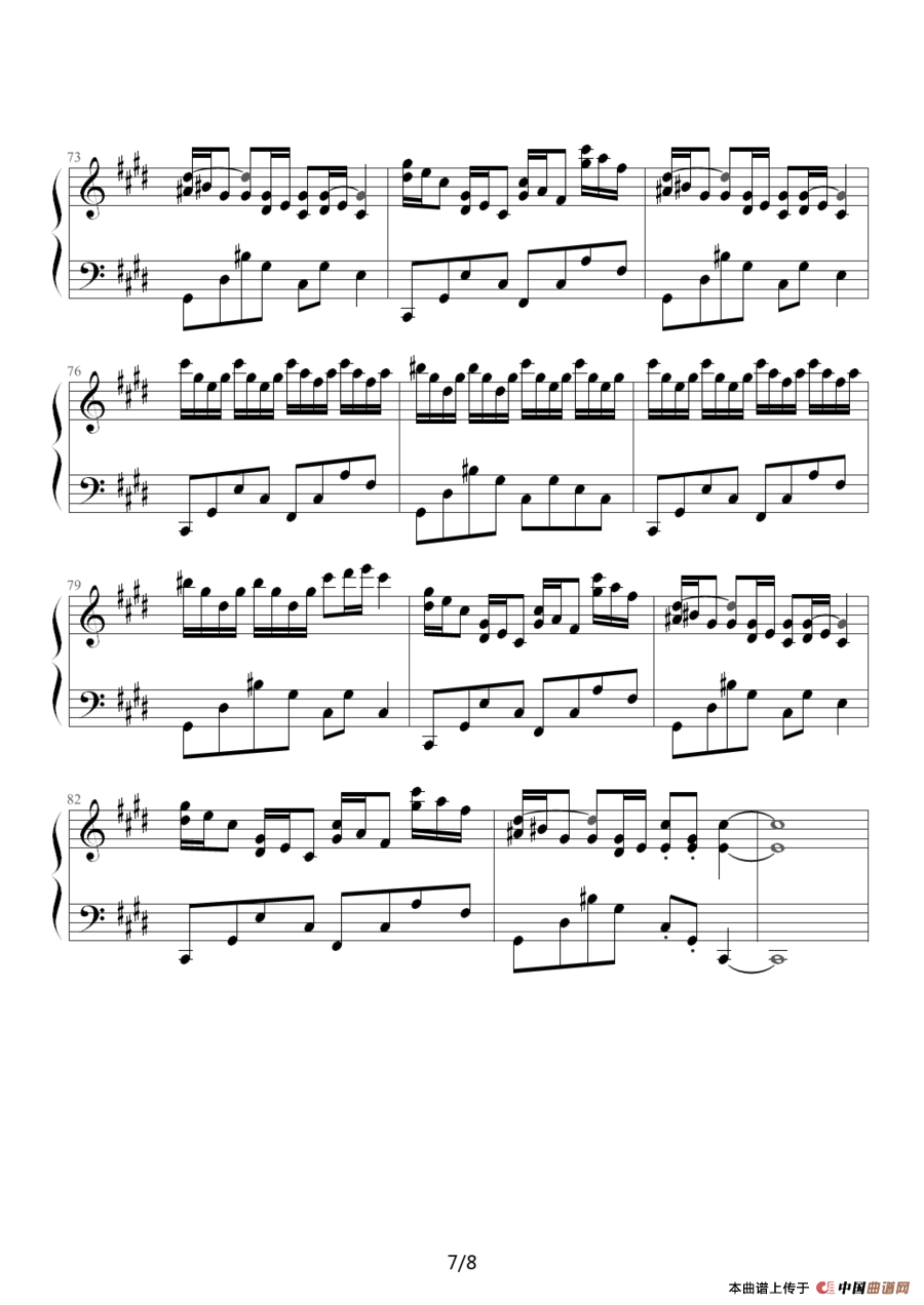 克罗地亚狂想曲（Tonci Huljie 制谱版）