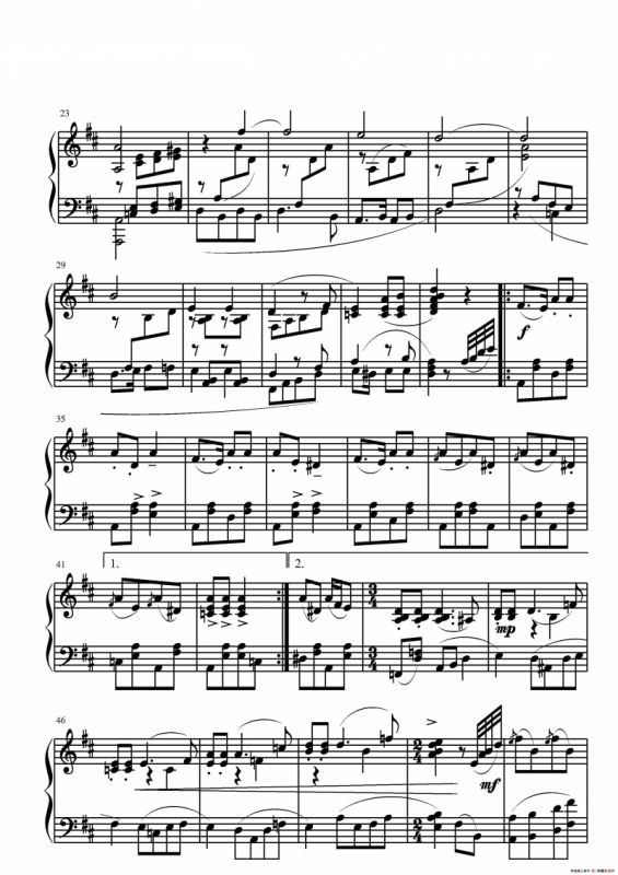 第二钢琴奏鸣曲（第三乐章）