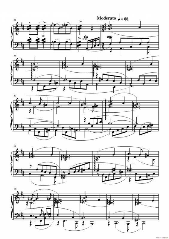 第二钢琴奏鸣曲（第三乐章）